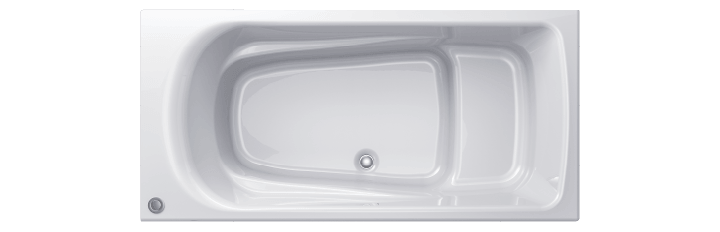 休閒沐浴缸(附帶長凳)的形狀